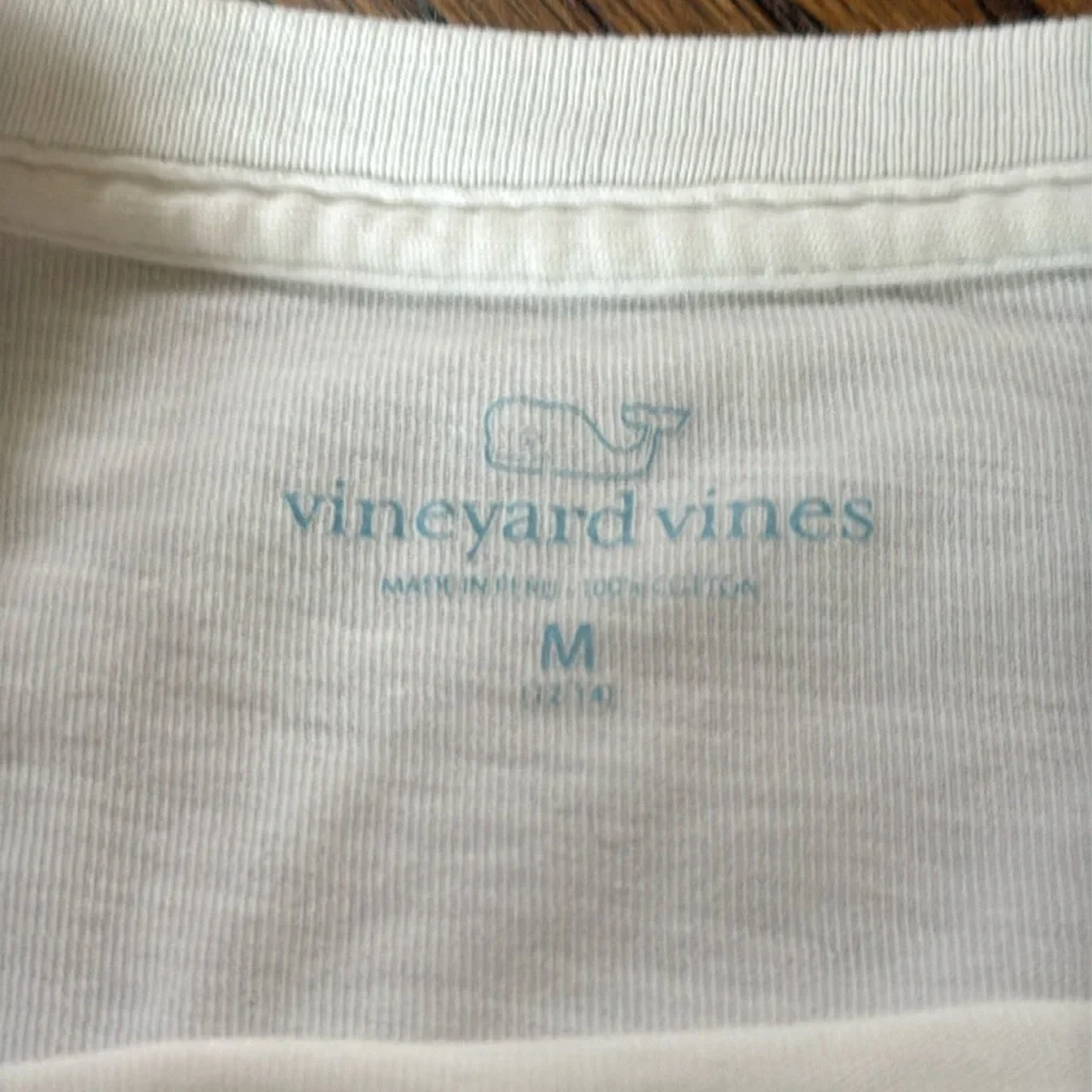 Vineyard Vines Kids Medium 12-14 White Long Sleeve Shirt